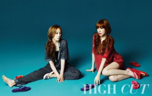 snsd taeyeon tiffany high cut magazine (3)
