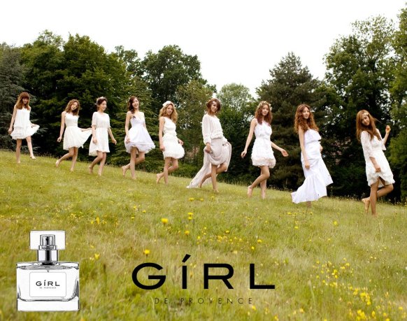 GiRL perfume promotion pic SNSD