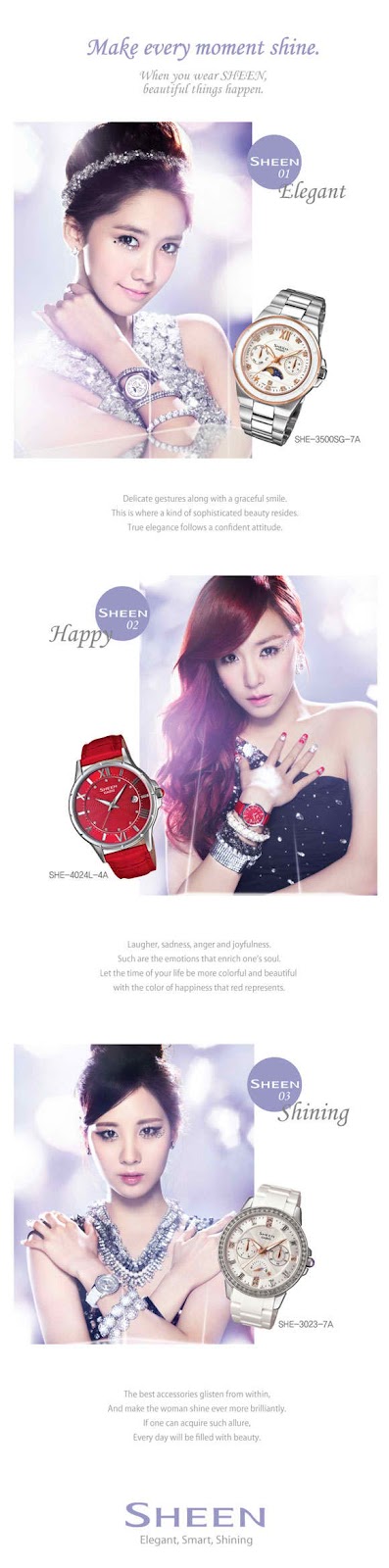 snsd casio sheen