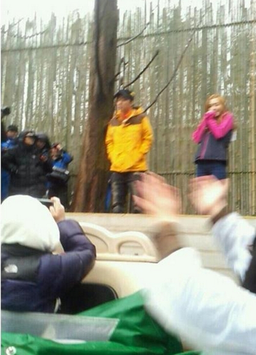 snsd jessica running man filming